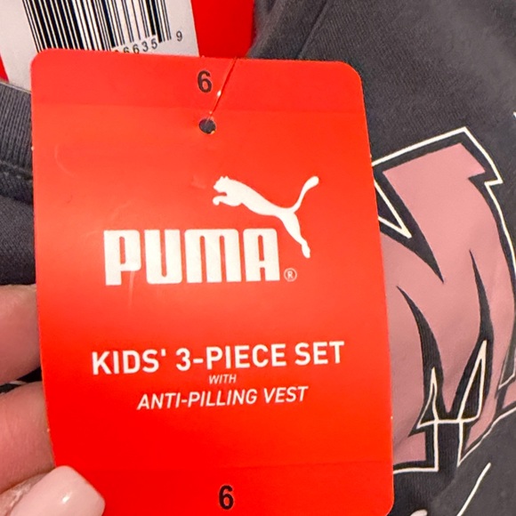 Puma Pink and Gray Kids' Outfit Set - Picture 6 of 8
